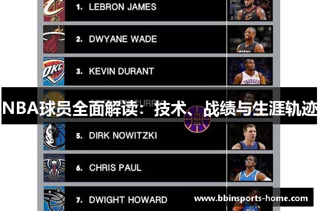 NBA球员全面解读：技术、战绩与生涯轨迹